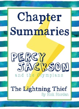 Preview of Percy Jackson: the Lightning Thief - Chapter Summaries