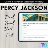 Percy Jackson & the Lightning Thief Final Novel Test - Sel
