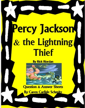 Preview of Percy Jackson & the Lightning Thief - Q&A with Vocab and Demigod/god Guide