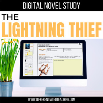 Preview of Percy Jackson & the Olympians: The Lightning Thief Novel Study Unit | Digital