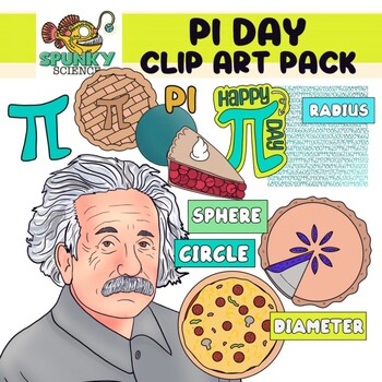 Preview of Pi Day Clip Art 28 Piece Set
