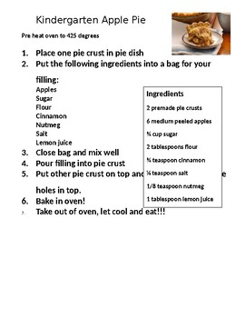 Perfect Apple Pie in class by Laila nasr | TPT