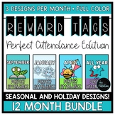 Perfect Attendance Reward Tags | Full Color