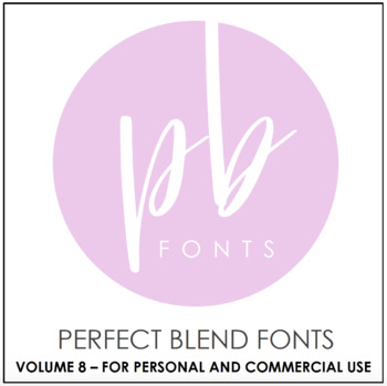Preview of Perfect Blend Fonts: Volume Eight