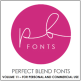 Perfect Blend Fonts: Volume Eleven