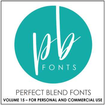 Preview of Perfect Blend Fonts: Volume Fifteen
