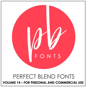 Preview of Perfect Blend Fonts: Volume Fourteen