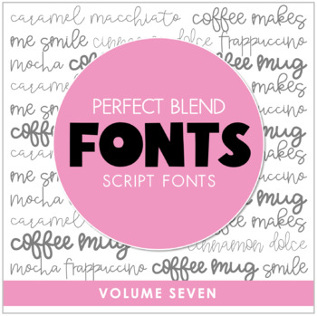 Preview of Perfect Blend Fonts: Volume Seven