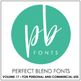 Perfect Blend Fonts: Volume Seventeen