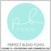 Perfect Blend Fonts: Volume Sixteen