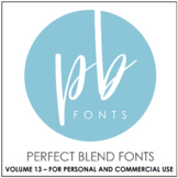 Perfect Blend Fonts: Volume Thirteen