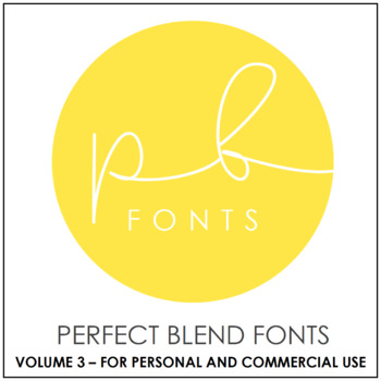 Preview of Perfect Blend Fonts: Volume Three