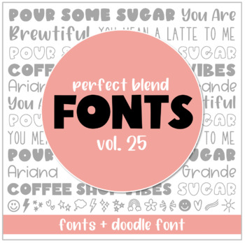 Preview of Perfect Blend Fonts: Volume Twenty-Five