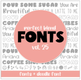Perfect Blend Fonts: Volume Twenty-Five