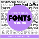 Perfect Blend Fonts: Volume Twenty-Four