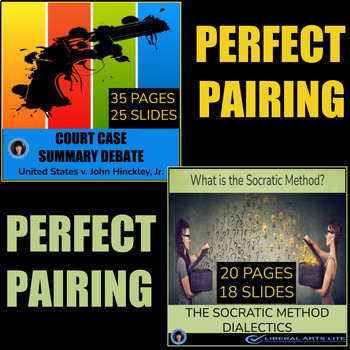 CRITICAL THINKING - SOCRATES AND THE INSANITY DEFENSE BUNDLE