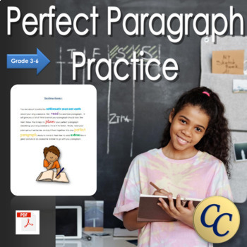 Preview of Perfect Paragraph Practice Learn to Write a Paragraph for PDF and Easel