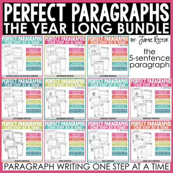 Preview of Perfect Paragraphs One Step at a Time THE BUNDLE