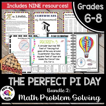 Preview of Perfect Pi Day Bundle 2: Problem Solving & Circle Activities for Middle School