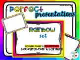 Perfect Presentation Slides: Rainbow Set Horizontal. 