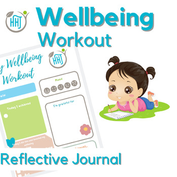 Preview of FREE Wellbeing Workout Journal