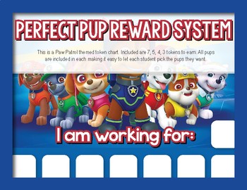 Paw patrol reward