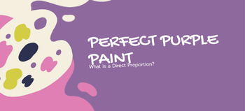 Preview of Perfect Purple Paint Group Task