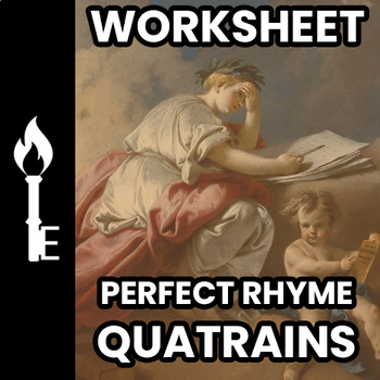 Preview of Perfect Rhyme & Quatrain Poetry | A Poetry & English Unit Resource - Handout