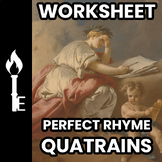Perfect Rhyme & Quatrain Poetry | A Poetry & English Unit 