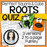 Perfect Square and Cube Roots QUIZ