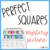 Perfect Squares Color by Number Activity