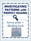 Perfect Squares Pattern Investigation Task