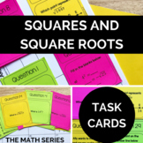 Perfect Squares and Square Roots Task Cards!
