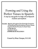 Spanish Perfect Tenses Bundle Ready to Print and Use Today!!