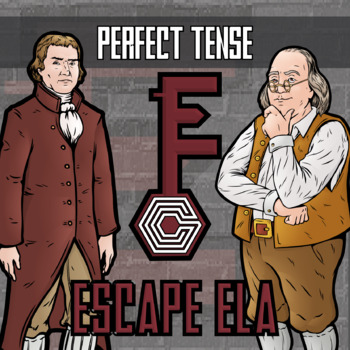 Preview of Perfect Tense Escape Room Activity - Printable & Digital Game