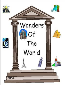 Preview of Perfect Unit Study - Wonders of the World