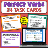 Perfect Verb Tenses Task Cards: Grammar Practice for 5th Grade
