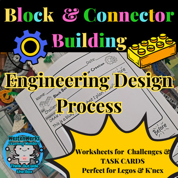 Preview of Engineering Design Template Great for Lego & K'nex | Block  & Connector Building