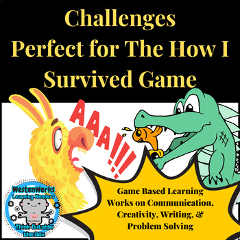 Preview of Perfect for The How I Survived Game  | Creativity Challenges