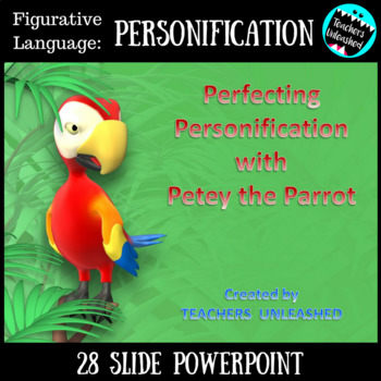 Preview of Personification PowerPoint Lesson {Figurative Language}