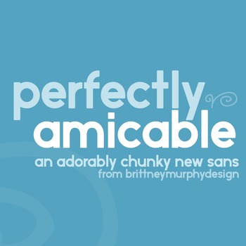 Preview of Perfectly Amicable Font for Commercial Use
