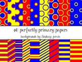 Perfectly Primary Papers {Commercial/Personal Backgrounds}