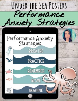 Preview of Performance Anxiety Strategies | Classroom Posters | Under the Sea