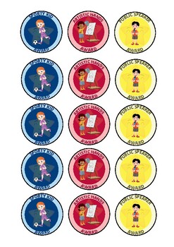Preview of Performance Award Stickers | Primary Learners | Reward Stickers for Kinder