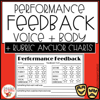 Preview of Performance Feedback for Voice and Body Plus Rubrics