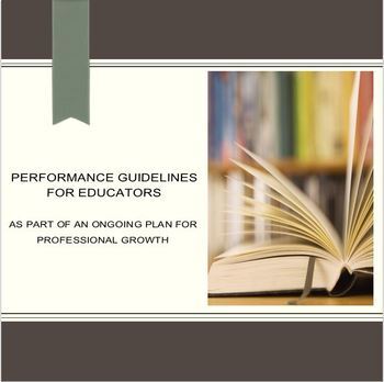 Preview of Performance Guidelines for Educators: Your Ongoing Plan For Professional Growth
