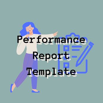 Preview of Performance Report Template