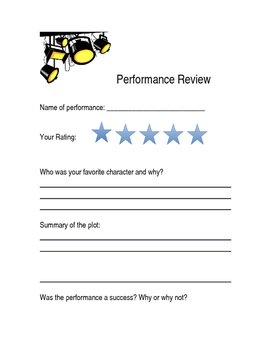 Preview of Performance Review - Primary and Intermediate