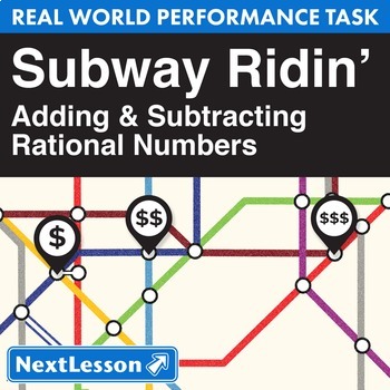 Preview of Bundle G7 Adding & Subtracting Rational Numbers-‘Subway Ridin'’ Performance Task