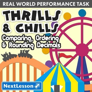 Preview of Bundle G5 Decimals - ‘Thrills & Chills’ Performance Task